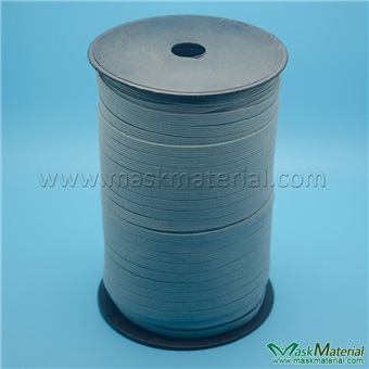 Picture of 7mm Gray Flat Elastic Band/Elastic Cord