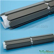 Gray PU Soft Nose Clip