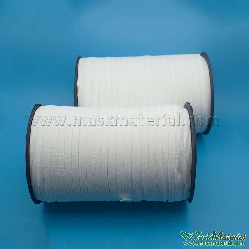 7mm White Elastic Headband